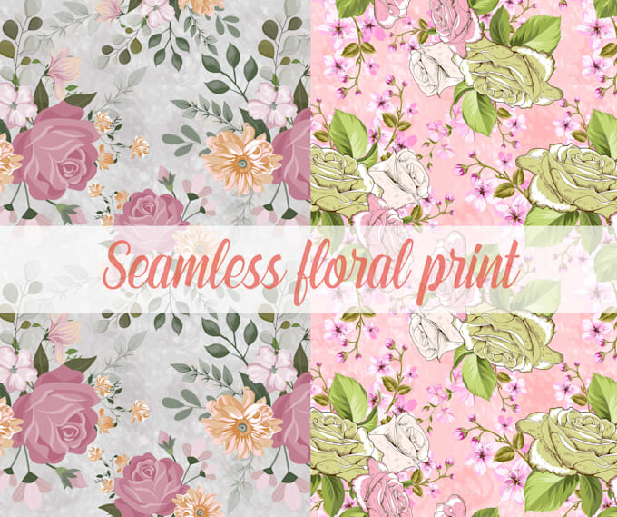 design seamless florals patterns