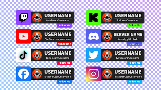 create social media lower third animation