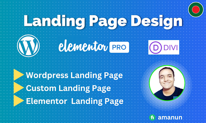 design landing pages using elementor pro