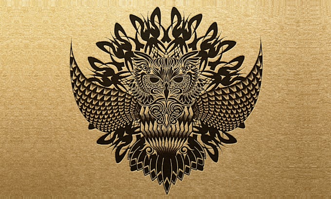 design logo tribal style illustration