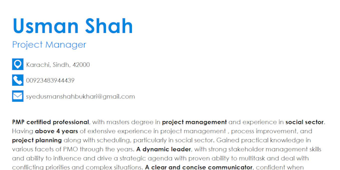 Write you a modern millennial resume by Susmanb Fiverr