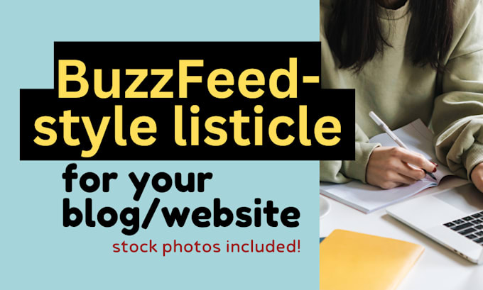 write a buzzfeed style listicle for your website
