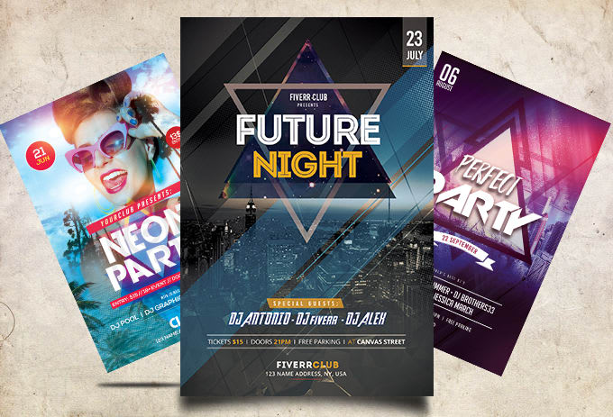 design professional poster, leaflet, and flyer