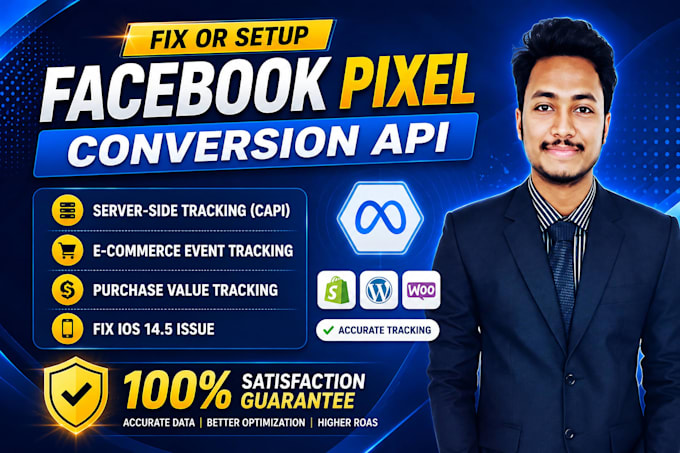setup facebook pixel conversion API, meta pixel and server side tracking
