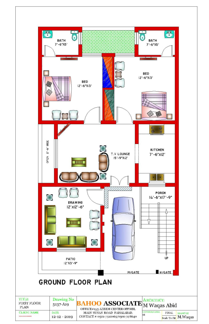 draw buildings in autocad 2d and 3d