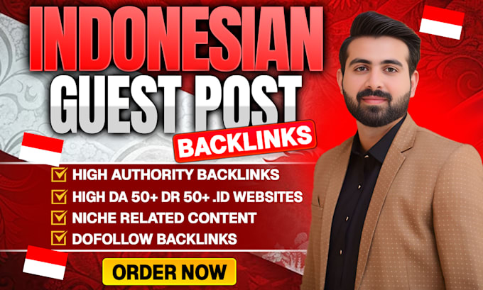 provide high da DR indonesian contextual homepage dofollow id backlinks
