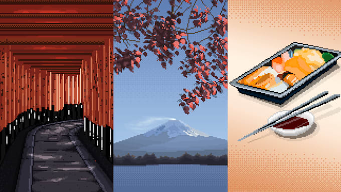 create pixel art your choice