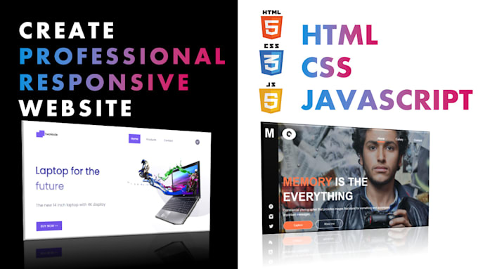 Create a professional website using html css by Acsay95 | Fiverr