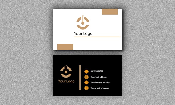 create simple business card design for you