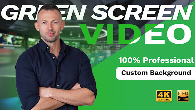 be your professional green screen video spokesperson