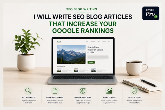 write SEO blog articles that increase your google rankings