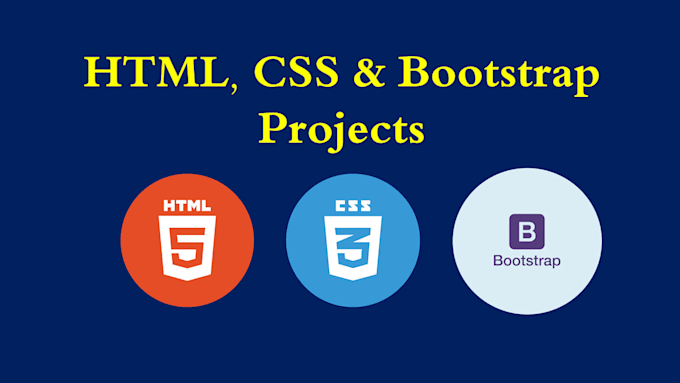 Develop responsive front end using html, css and bootstrap by Emanasma ...