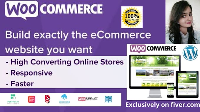 build ecommerce website, online store using wordpress woocommerce
