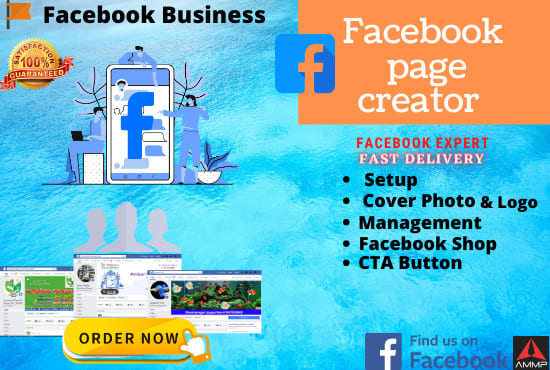 design impressive facebook business page creation, setup etc