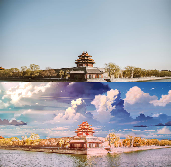 Make Your Photos To Anime Hand Painted Style Painting Gift By