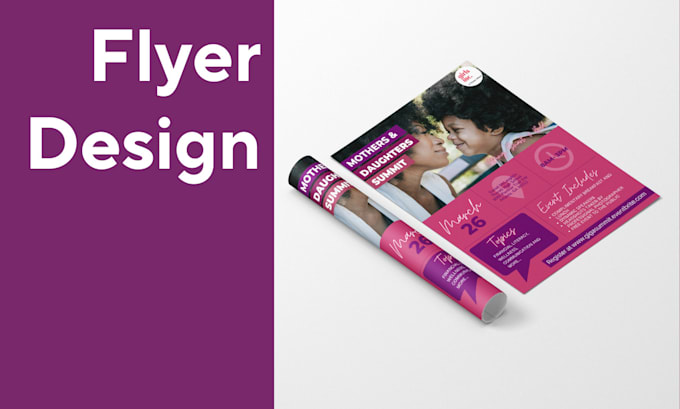 create an event flyer or poster