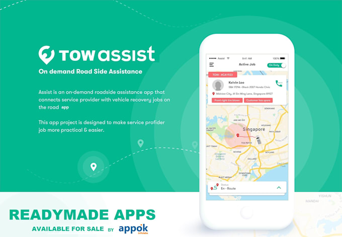 Launch towing mobile app by Droidtasker001 | Fiverr