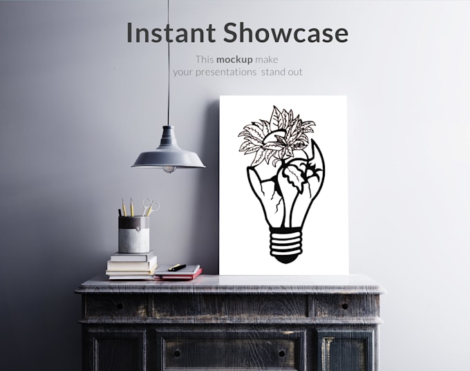 create minimalist poster or flyer