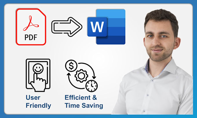 convert scanned PDF to word document template