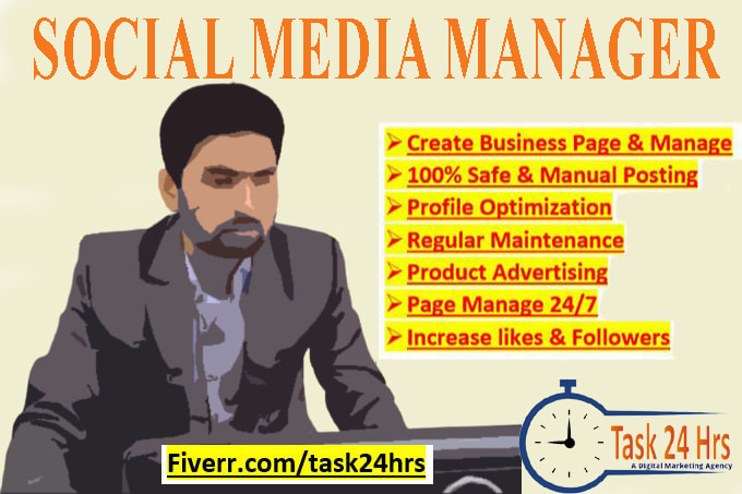 be your facebook marketing manager with professional