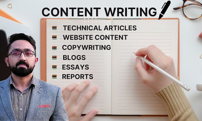 write technical articles, blogs, essays and content for reports on any topic