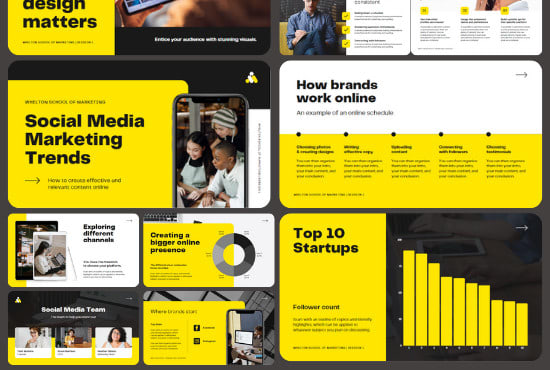 I will create a unique presentation to standout from the crowd