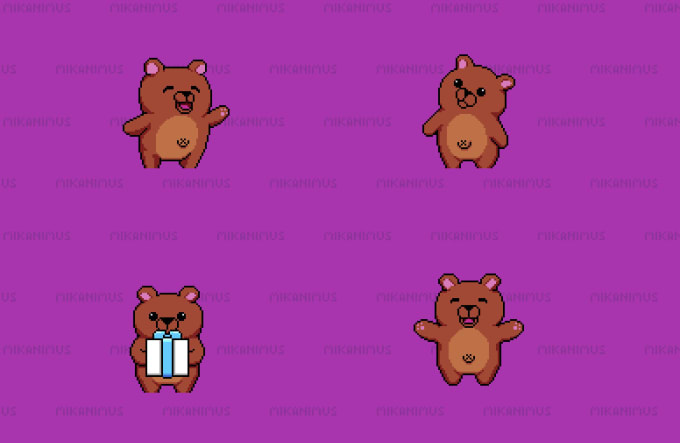 make pixel art animation for twitch alert