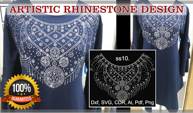 create custom rhinestone bling designs for fashion apparel