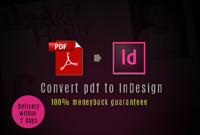 convert pdf to in design