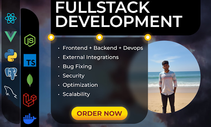 create a full stack web application