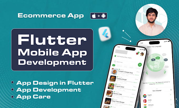 develop ecommerce flutter app or be a flutter app developer
