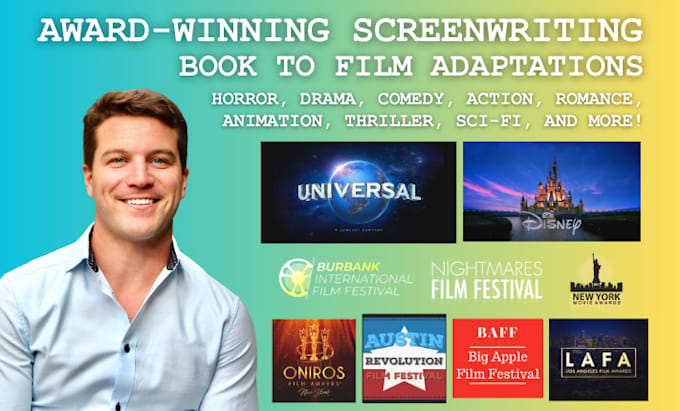 Adapt your book into a screenplay for film or tv by Aguilianti | Fiverr