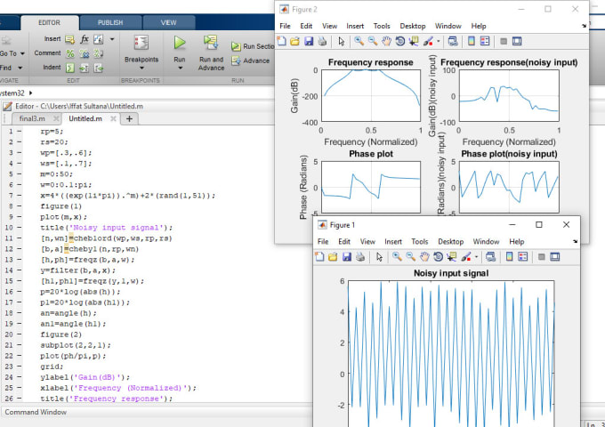Do matlab programming, simulations, and its assignments by Engineer069 ...