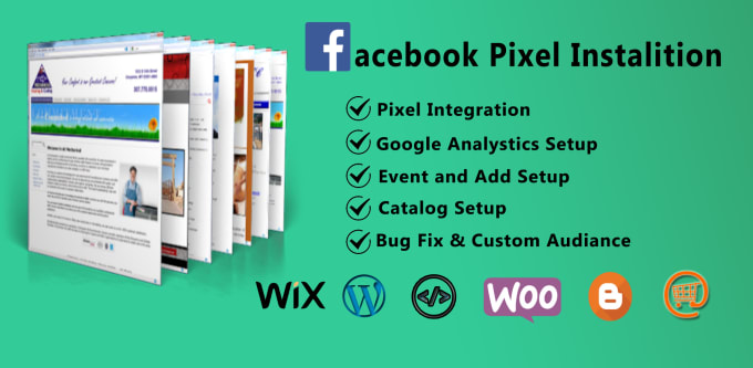 install the facebook pixel, custom conversions tracking all