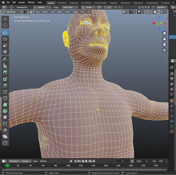Create realistic character models for your game by Dexmex | Fiverr