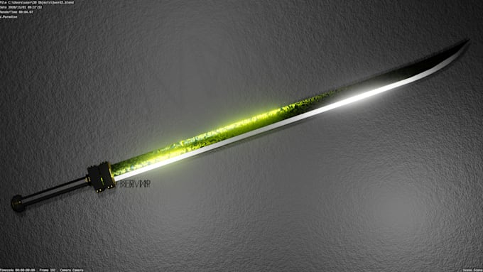 create 3d weapons from swords to guns
