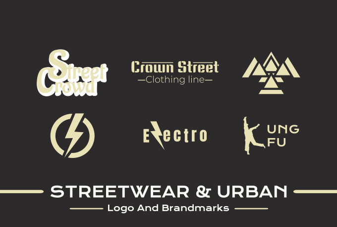 Design 2 awesome modern urban streetwear clothing line logo by ...