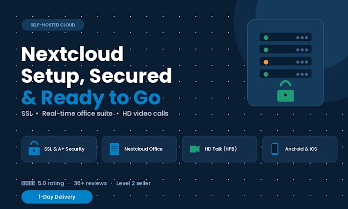setup nextcloud with office and hd video calls