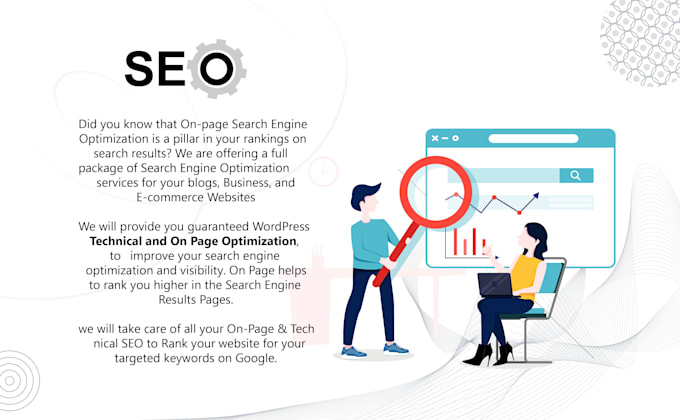 provide technical on page SEO for your wordpress shopify website