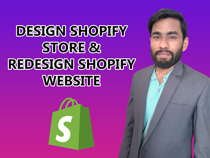 design shopify store or redesign shopify website