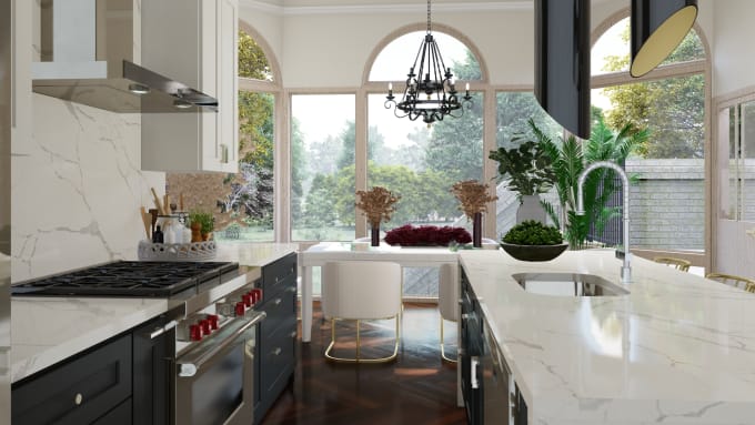 Create A Video Of Your Kitchen Design Made In 2020 By Livingbright Fiverr