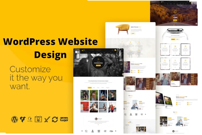 redesign and customization on your wordpress website