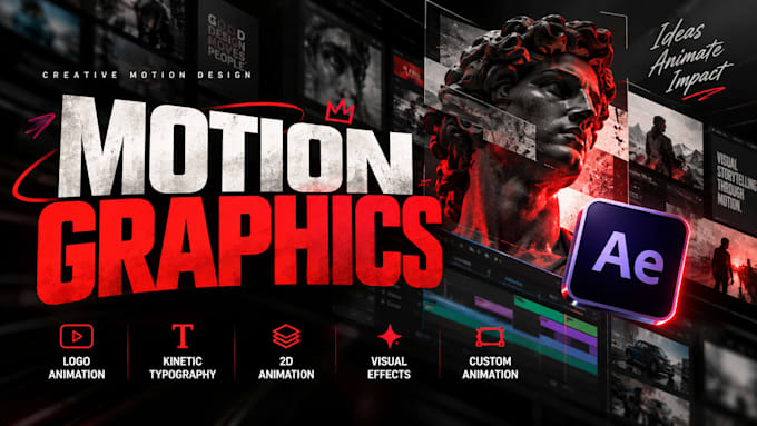 create professional motion graphics and custom animation