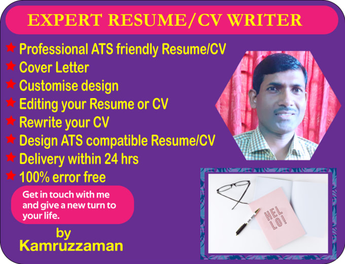 Provide Professional Resume Cover Letter Services By Kamruzzamankr19 Fiverr