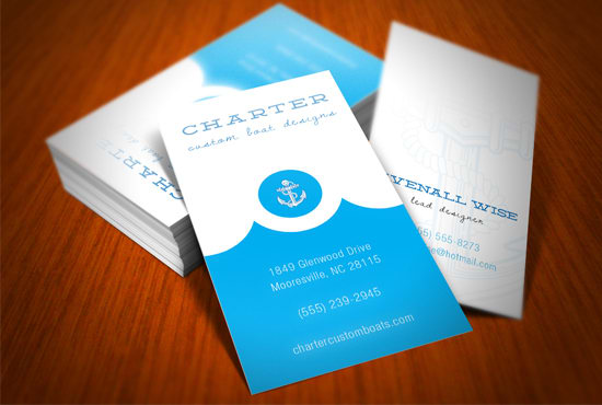 customize this two sided business card