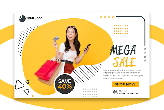 do google banner ads, billboard design, header design
