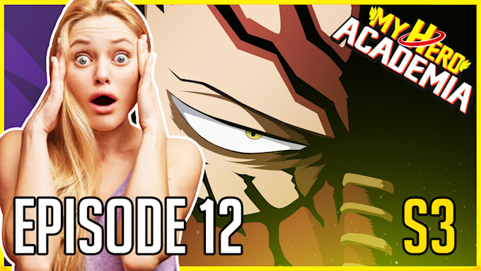 make anime reaction thumbnails for you