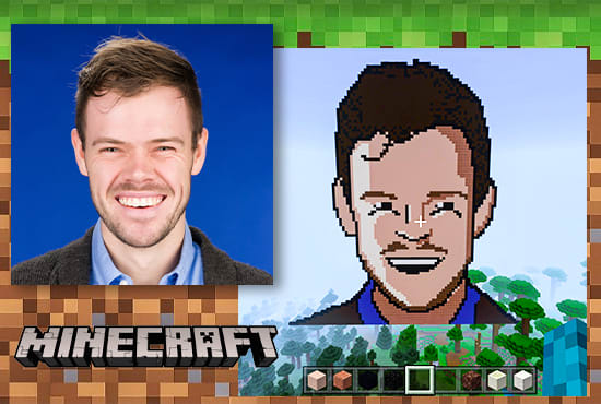 Convert your photos into minecraft art by Baldingbeaver | Fiverr