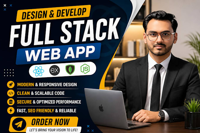 be your full stack web developer and web designer, full stack web development