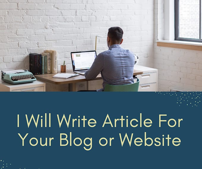 write article for your website or blog